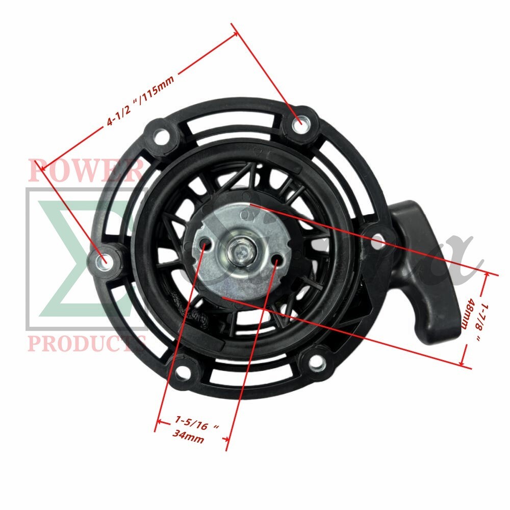 Recoil Starter for PREDATOR Inverter Generator Surge 2000 Watt 71343 59135