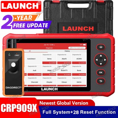 2024 LAUNCH X431 CRP909X PRO Diagnostic Scan Tool OBD2 Scanner All System TPMS
