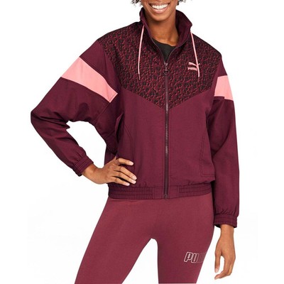 

Puma Olympic Tfs Winterized Full Zip Track Jacket Womens Red Casual Athletic Out, Красный, Puma Olympic Tfs Winterized Full Zip Track Jacket