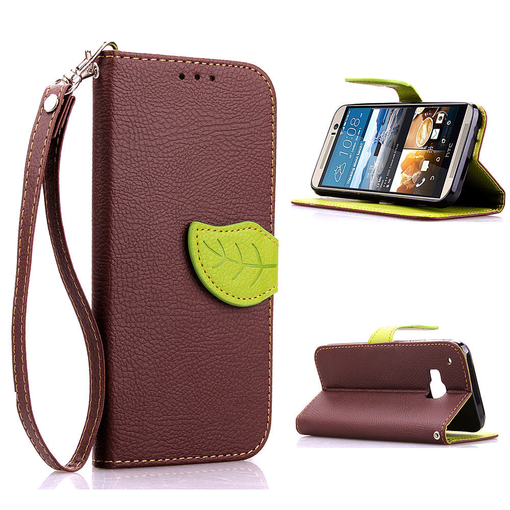 Cell Phone Wallet Case with Kickstand for HTC