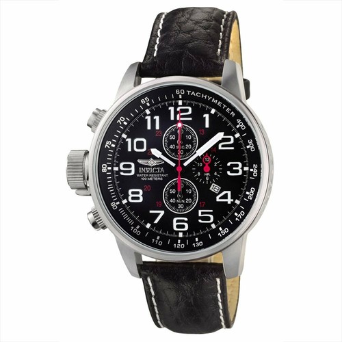 Черные часы Invicta Mens 2770 Force Collection из нержавеющей стали для левой руки