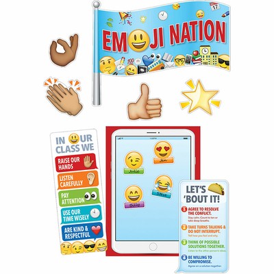 Emoji Fun Emoji Nation Bulletin Board Set Creative Teaching Press CTP7074