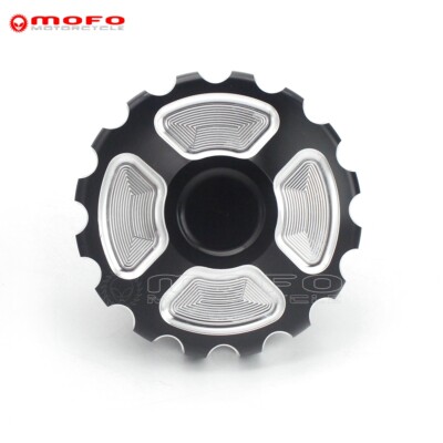 Black Chrome Fuel Tank Conver Oil Gas Cap For Harley Sportster XL 883 Road King