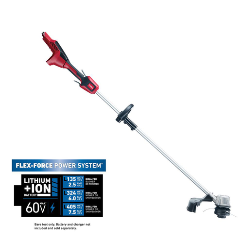 Toro 60-V Max Lithium-Ion Cordless 14 in. / 16 in String Trimmer (Tool Only)