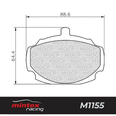 Mintex Racing MLB10 M1155 High Performance Brake Pads
