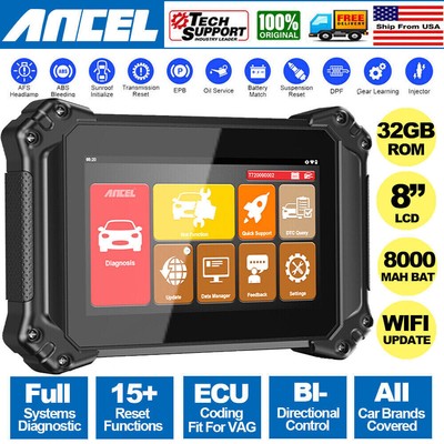 ANCEL V6 Bidirectional All System OBD2 Scanner IMMO EPB ABS SAS DPF Diagnistic