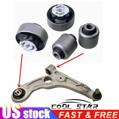 4XFRONT LOWER CONTROL ARM BUSHING KIT FOR DODGE DART CHRYSLER 200 JEEP CHEROKEE