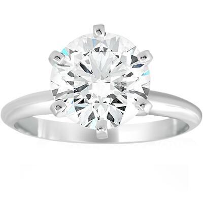 VS Platinum 1/3 - 3Ct Diamond Solitaire Engagement Ring Lab Grown
