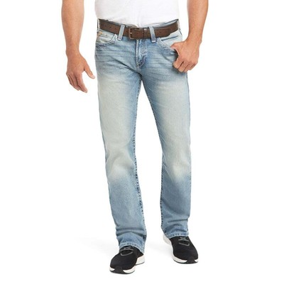 Мужские синие повседневные брюки Ariat M7 Rocker Stretch Coltrane Stackable Jean 10031997