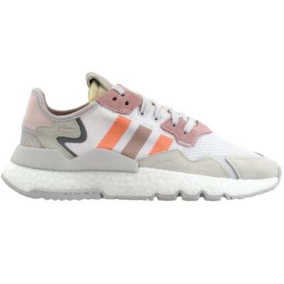 Adidas Nite Jogger Женские Белые Кроссовки Повседневная Обувь EG9199