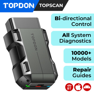 TOPDON TopScan Bluetooth OBD2 Diagnostic Tool Scanner Full System Code Reader