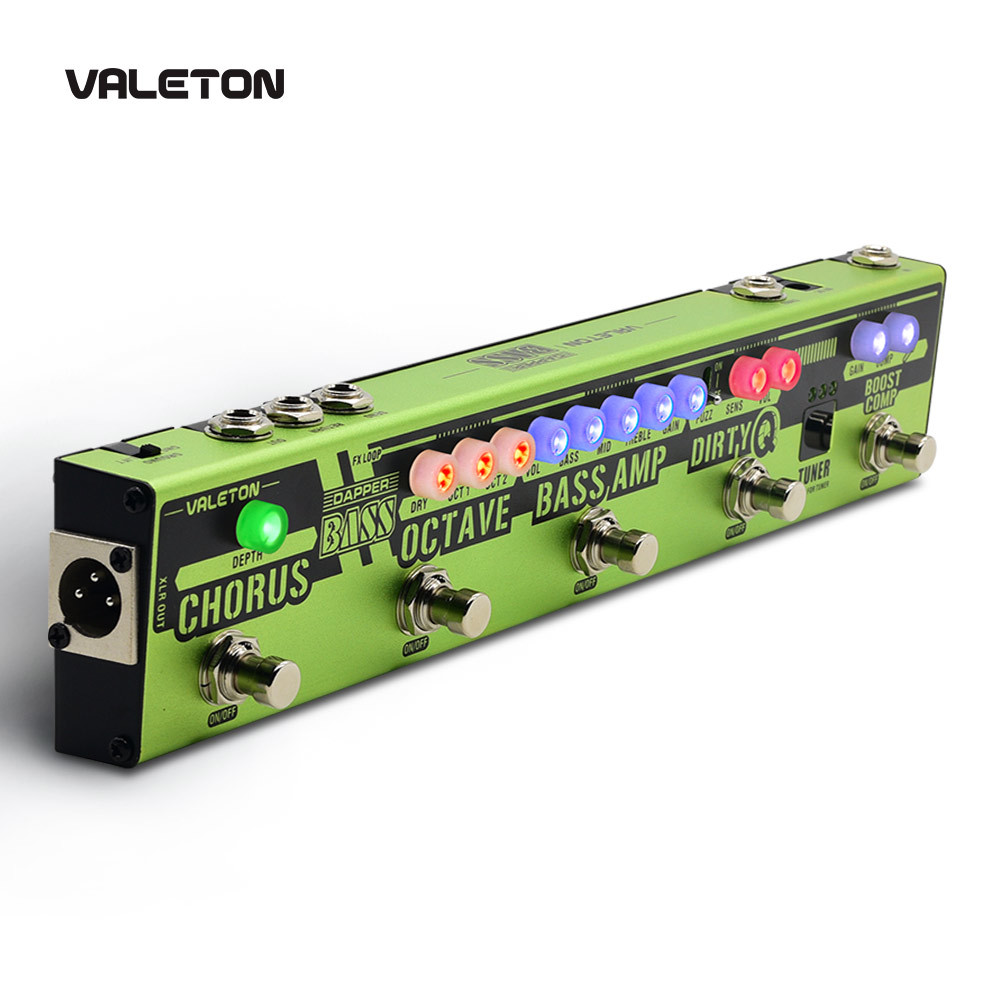 Valeton Dapper Bass Guitar Multi Effects Pedal Strip Bass