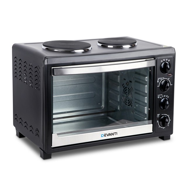45L Convention Oven Bench Top Multi Ventilation with Hot Plates and