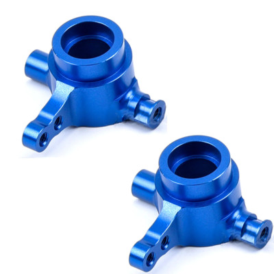 NEW Powerhobby Aluminum Front Steering Knuckles Blue FOR Traxxas Slash 4WD / 4X4