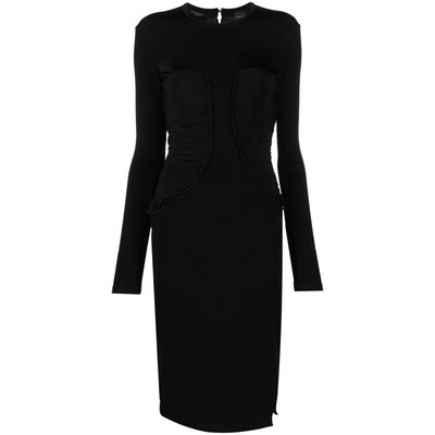PINKO PINKO BLACK VISCOSE DRESS