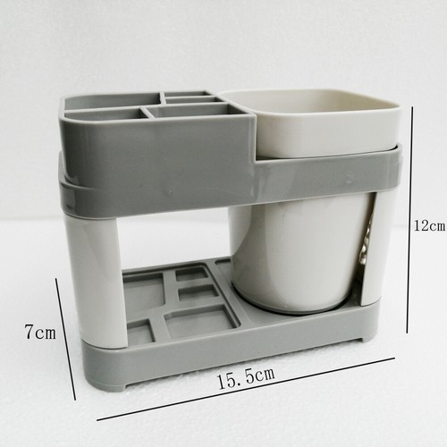 Stand Holder Toothpaste Stand Holder With Single Cup Bathroom Storage