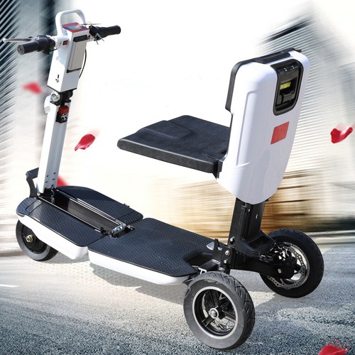 folding electric scooter trike