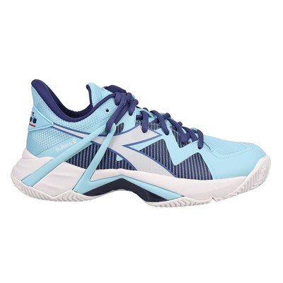 diadora B.Icon 2 Clay Tennis Womens Blue Sneakers Athletic Shoes 179107-D0267