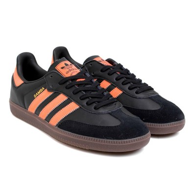 adidas samba black orange