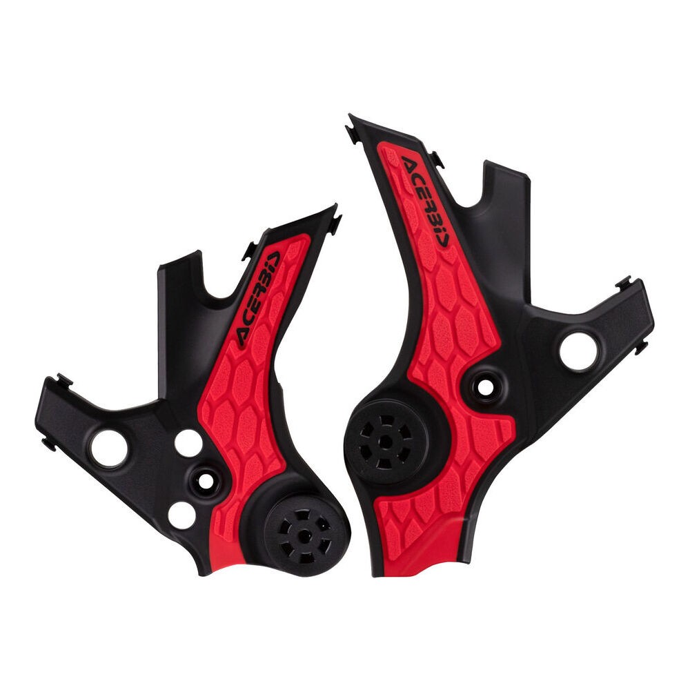 Frame protection Acerbis X-GRIP for AFR TWIN 1100L 20 black red