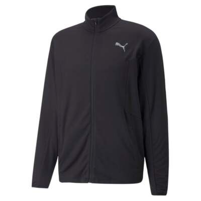 

Puma Cloudspun FullZip Jacket Мужская черная повседневная спортивная верхняя одежда 52239901, Черный, Puma Cloudspun FullZip Jacket