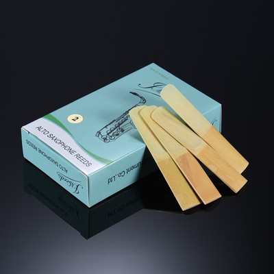 10pcs / Box Es-Alt Saxophon Sax Bambus Blätter Stärke 2,0 F9U7