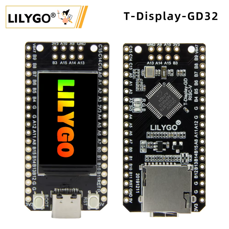 ® TTGO T-Display-GD32 GD32VF103CBT6 Microcontrollers Development Board ST7789 1.