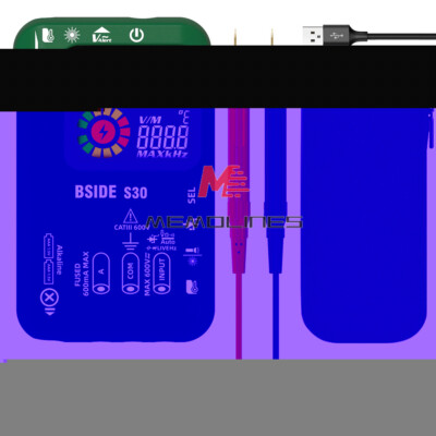 BSIDE S30 LCD Digital Multimeter DC AC Voltage Current Ohm Resistance Tester