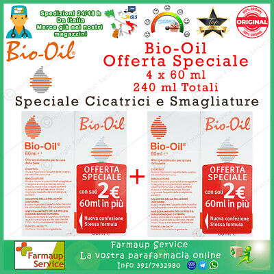 Bio-Oil Olio Dermatologico Bio Oil Speciale X Cicatrici e Smagliature 4 x 60 ml