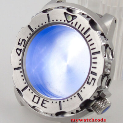 20ATM 42MM Sapphire Glass Monster Watch Case Bracelet Fit Japan NH34 NH35A Nh36A