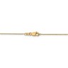 Pre-owned Spiga Real 14kt Yellow Gold 24 Inch .85mm Diamond-cut  With Lobster Clasp Chain