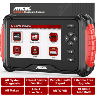 Automotive Car All System OBD2 Scanner Diagnostic Scan Tool Oil EPB TPS Reset