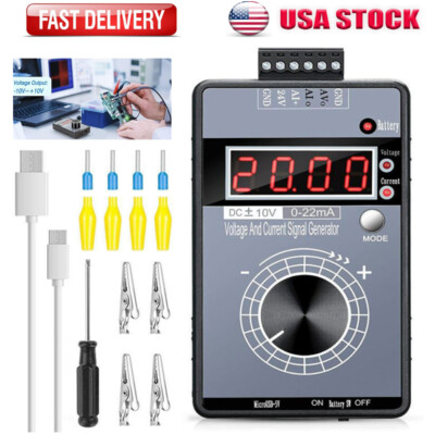 4-20mA Signal Generator 0-10V/0-22mA Current Voltage Signal Generator Accuracy