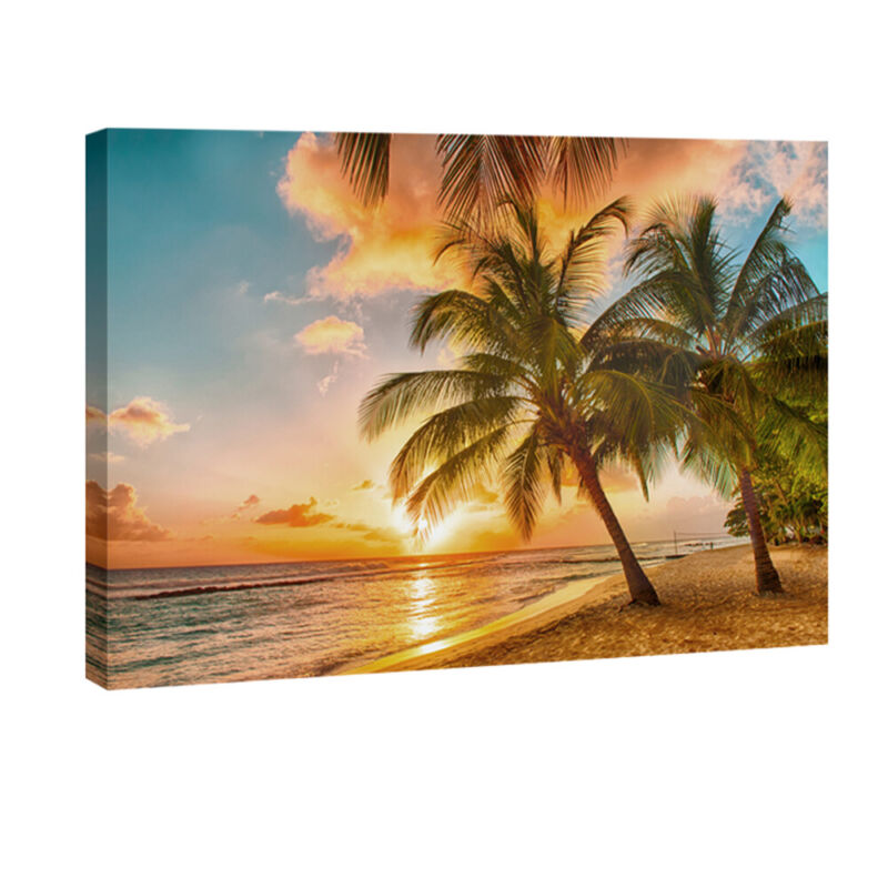 Canvas Wall Art Print Painting Picture Home Room Decor Sea Beach Landscape Photo