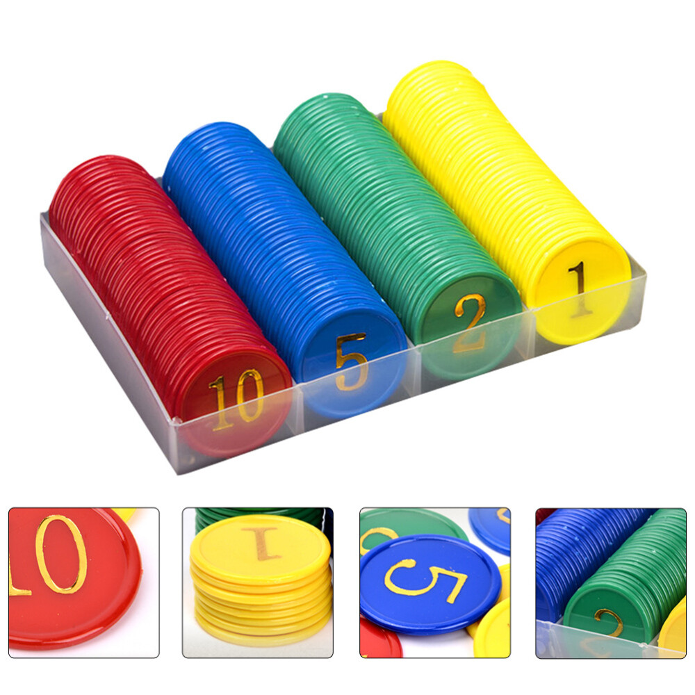 160Pcs Poker Chips Props Gift Game Chips for Home Game ...