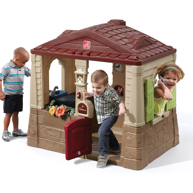 Neat & Tidy Cottage II Toddlers Playhouse Outdoor Toys Kids 