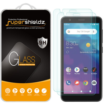 [2-Pack] Supershieldz Tempered Glass Screen Protector for ZTE	Blade Vantage 2