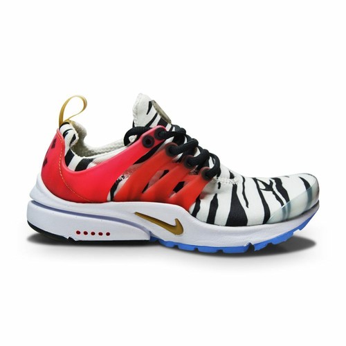 

Nike Air Presto — CJ1229 100 — белый металлик, золото, черный, женский, детский, Великобритания 2,5–4