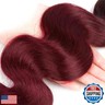 26 28 30 Red Bundles Human Hair Burgundy Body Wave Bundles 8a Brazilian Virgin Remy Two Tone Black And Burgundy Bundle Hair Weave 99j Body Wave Bundle