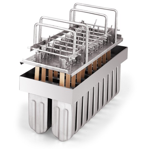 20X Ice Cream Stick Molds Stainless Steel Ice Pop Lolly Home Popsicle Holder DIY