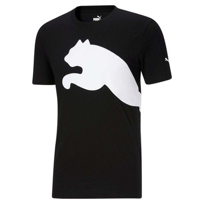 

Puma Oversized Logo Футболка с круглым вырезом и коротким рукавом Мужские повседневные топы размера  588, Черный, Puma Oversized Logo Crew Neck Short Sleeve T-Shirt