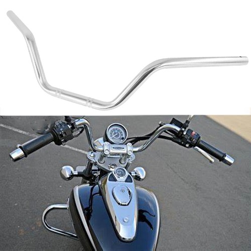 25mm Chrome Handlebar Drag Accessories For Yamaha DT250 XT500 DT400 ...