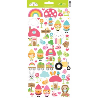 Doodlebug ~ OVER THE RAINBOW ~ Icons ~ Stickers