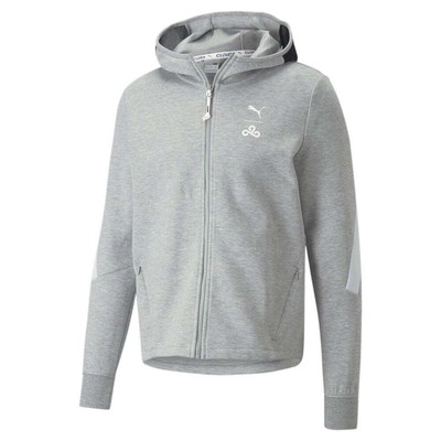 

Puma 53667202 Мужская куртка C9 X E7 с капюшоном и молнией во всю длину Пальто Куртки Верхняя одежда, Grey, Puma C9 X E7 Hooded Full-Zip Jacket