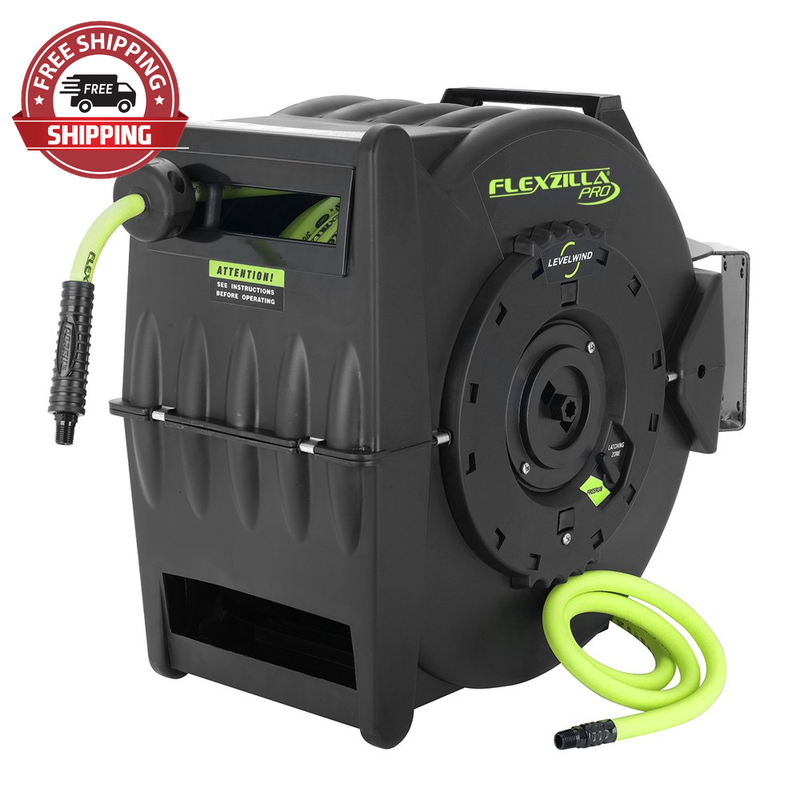 Flexzilla® Air Hose Reel with Levelwind™ Technology, 3/8