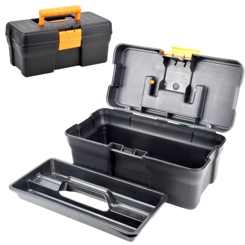 Werkzeugkoffer Leer Werkzeugkasten Kunststoff Werkzeug Angel Box Kiste Klein