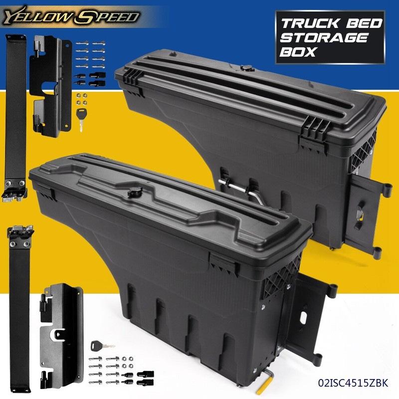 Truck Bed Storage Tool Box Fit For 2007-2019 Chevy Silverado
