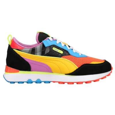 

Мужские кроссовки Puma Rider Fv Lava на шнуровке черного, синего, оранжевого, желтого цвета в стиле casual Sho, Black;blue;orange;yellow, Puma Rider Fv Lava Lace Up