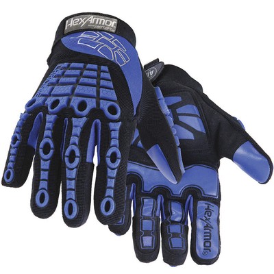 HEXARMOR 4024-S (7) Mechanics Gloves,S/7,9-1/4'',PR 15U488