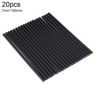 20pcs Hot Melt Black Glue Sticks Adhesive For Glue Gun Heating Craft 7mm x 190m*